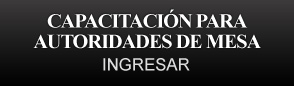 Capacitaciòn para autoridades de mesa