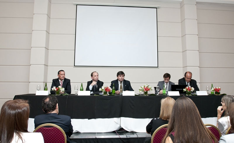 Quinta Conferencia Nacional de Jueces: fotos del panel Informe sobre polticas de gestin e informtica