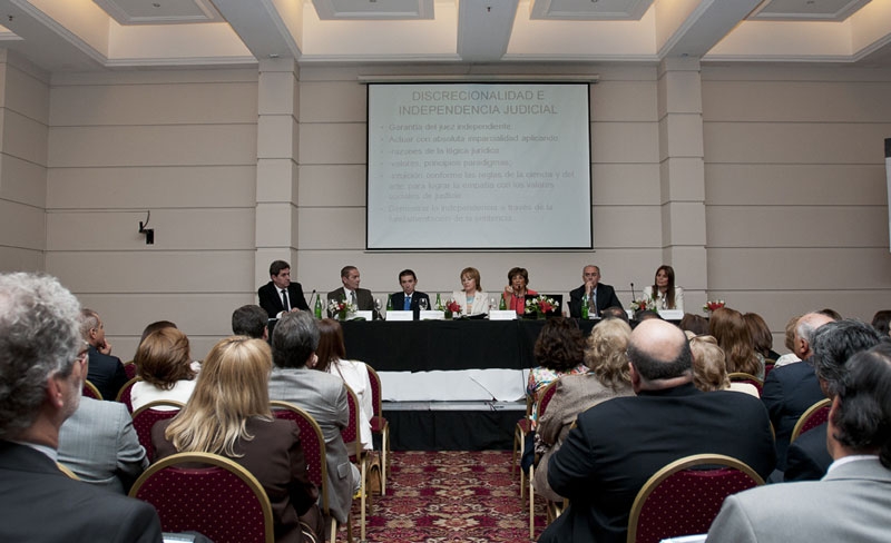 Quinta Conferencia Nacional de Jueces: fotos del panel Lmites de la discrecionalidad judicial