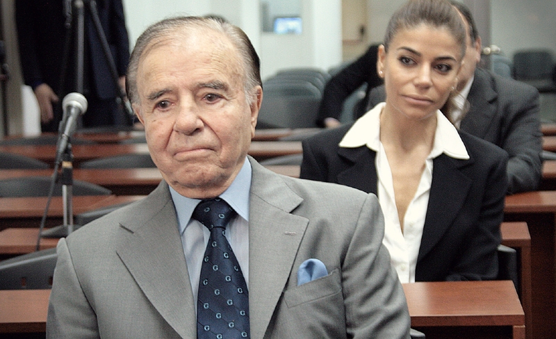 Absolvieron en un juicio oral y pblico al ex presidente Carlos Menem