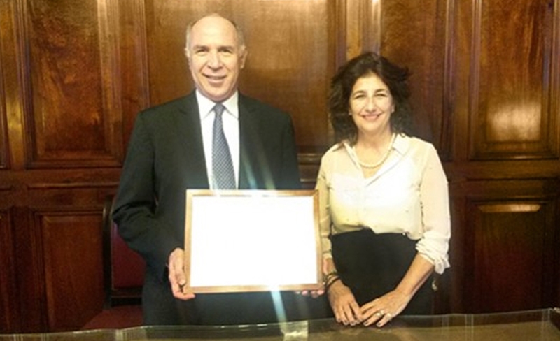 Lorenzetti fue nombrado socio honorario de la Asociacin de Mujeres Jueces de Argentina