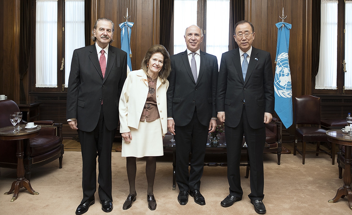 La Corte Suprema de Justicia recibi a Ban Ki-moon, secretario general de la ONU