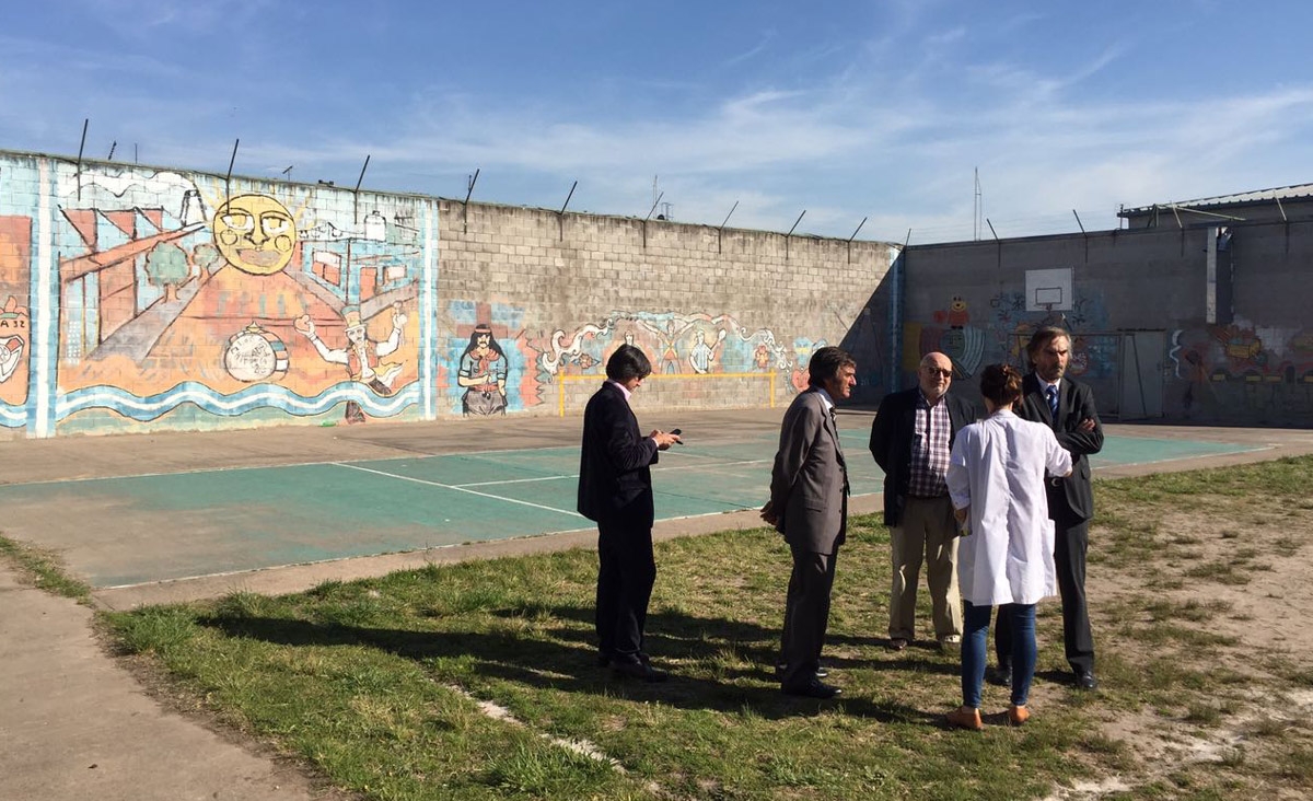 El Sistema Interinstitucional de Control de Crceles visit el Centro de Salud Mental de la crcel de Ezeiza