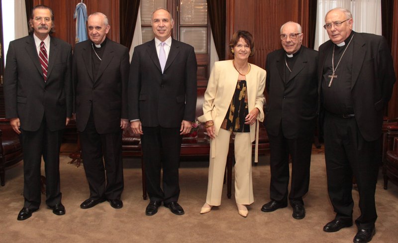 Ministros de la Corte se reunieron con Bergoglio