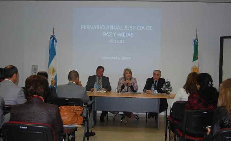 Se desarroll el plenario de la Justicia de Paz y de Faltas en la provincia de Chaco