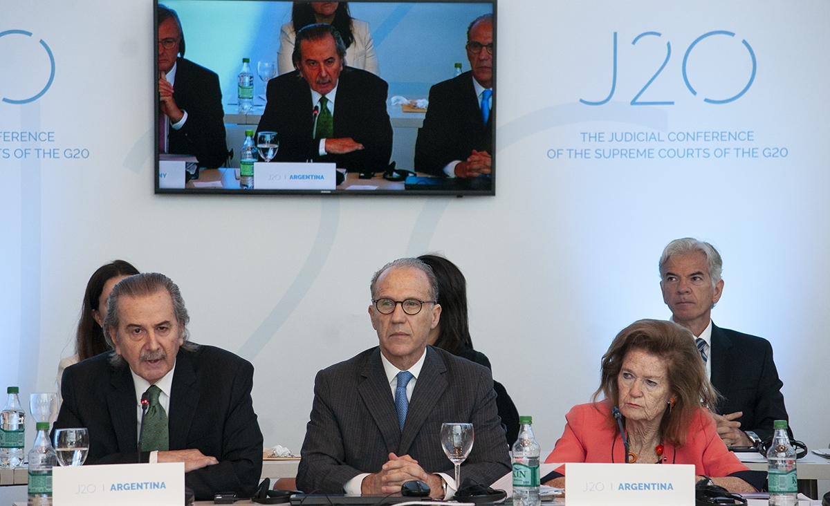 Fortalecimiento del Estado de Derecho, Reforma Judicial y Democracias Globales, ejes del segundo día del J20