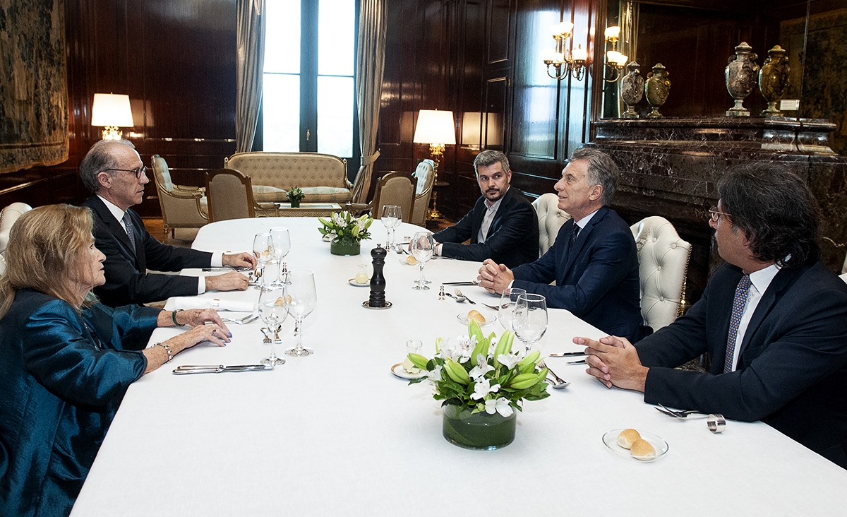 El presidente y la vicepresidenta de la Corte se reunieron con el presidente de la Nacin