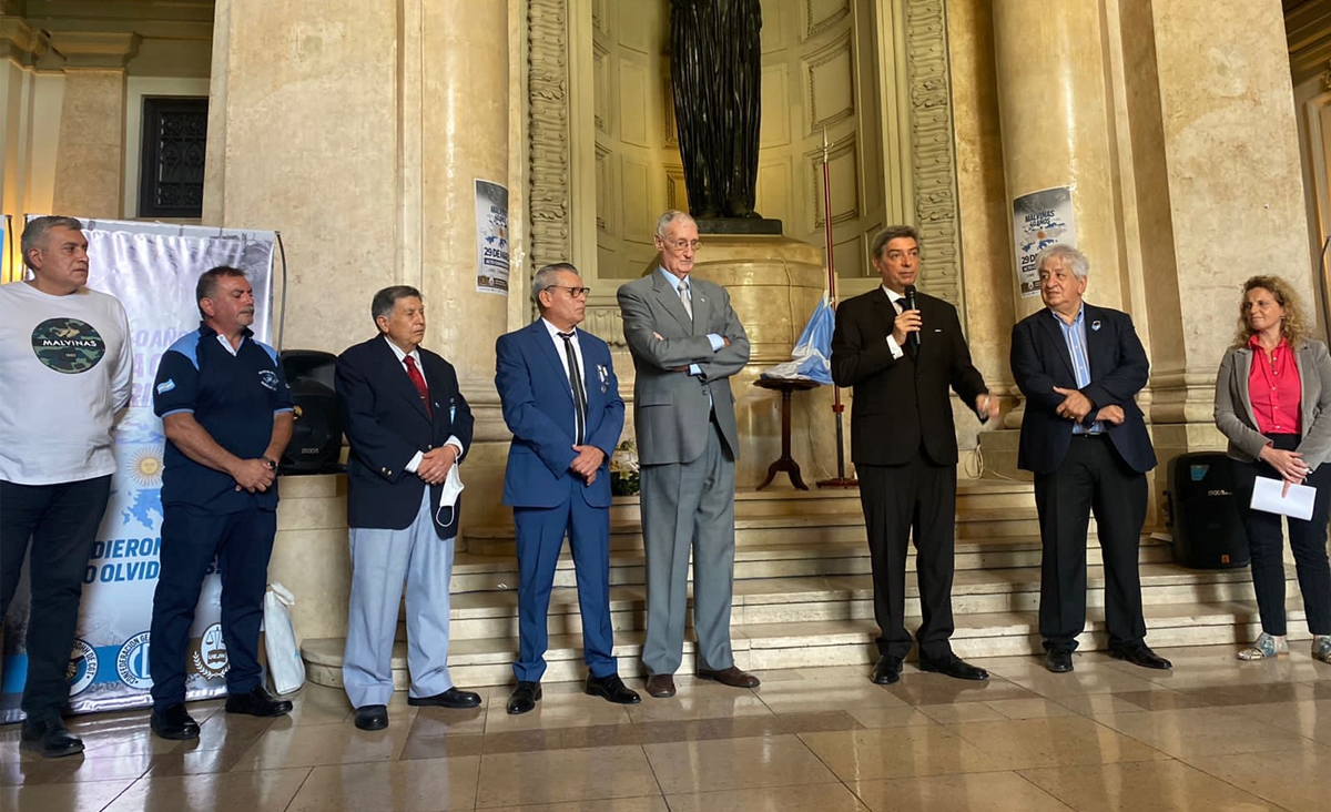 Acto en el Palacio de Justicia a 40 aos de la gesta de Malvinas